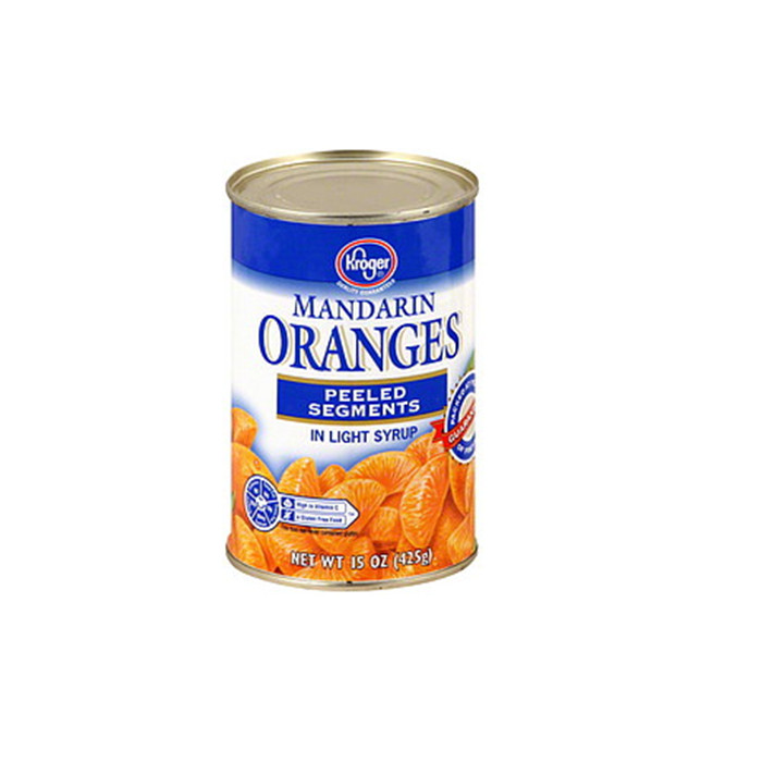 425g canned orange whole