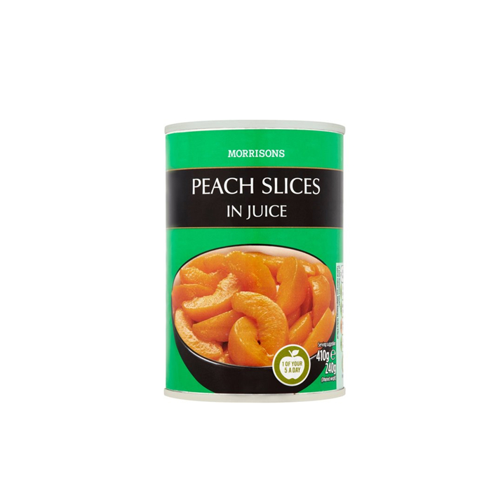 425g sweet canned peach in halves