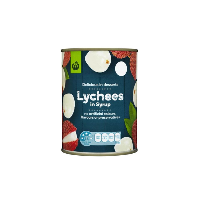 820g Canned Lychee in Syrup