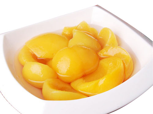 Canned manufacturers tell you the nutritive value of canned peaches