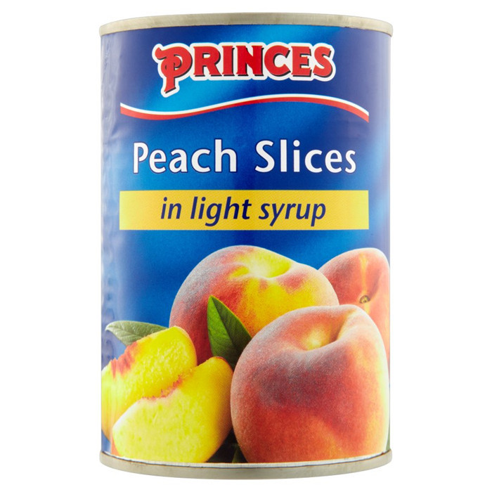 canned yellow peach