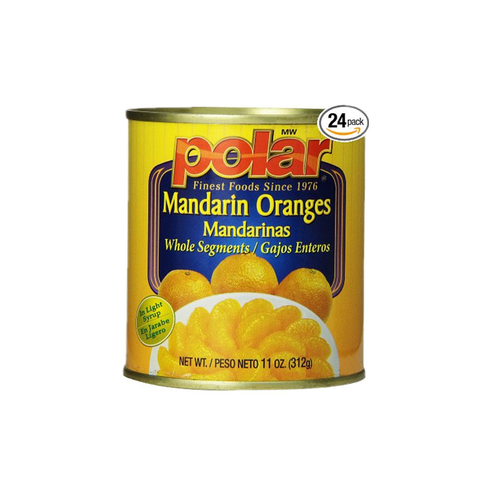 312g canned mandarin orange no sugar