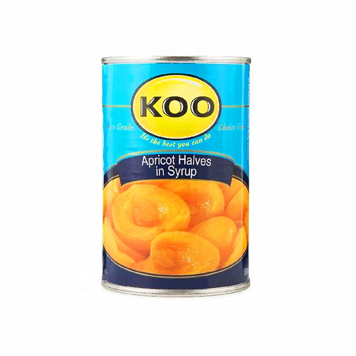 canned apricot 