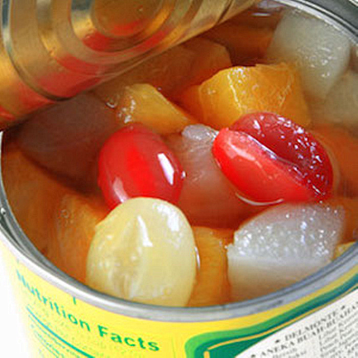 canned fruit cocktail factory