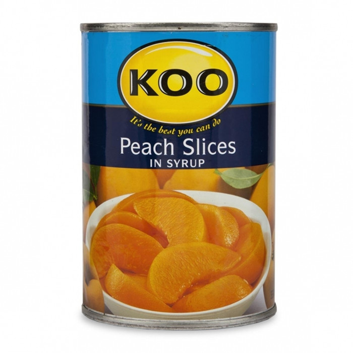 425g Canned peach irregular slices