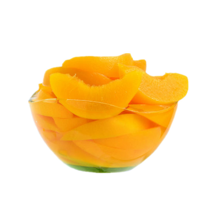 Canned peach irregular slices