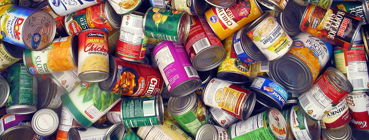 All Kinds of Canned Foods