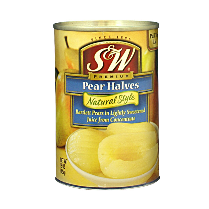 canned pear is so sweet