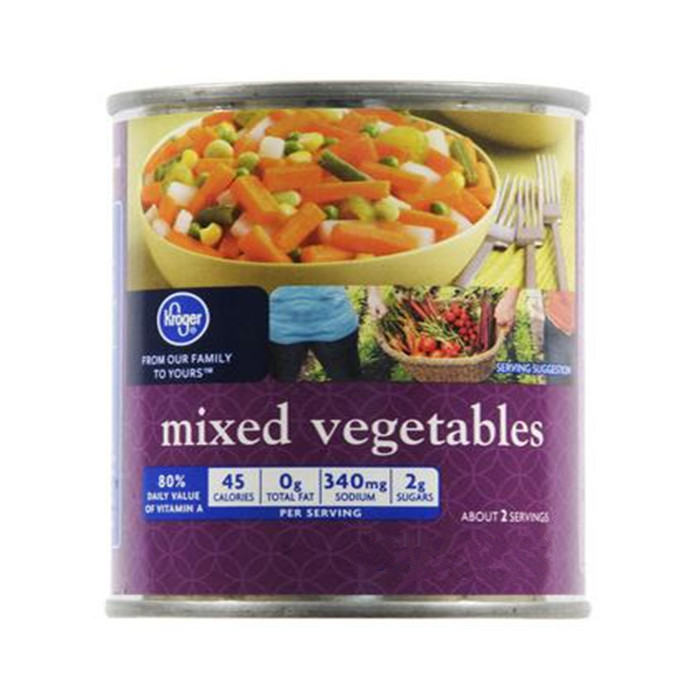 300g canned mixed vegetables factory