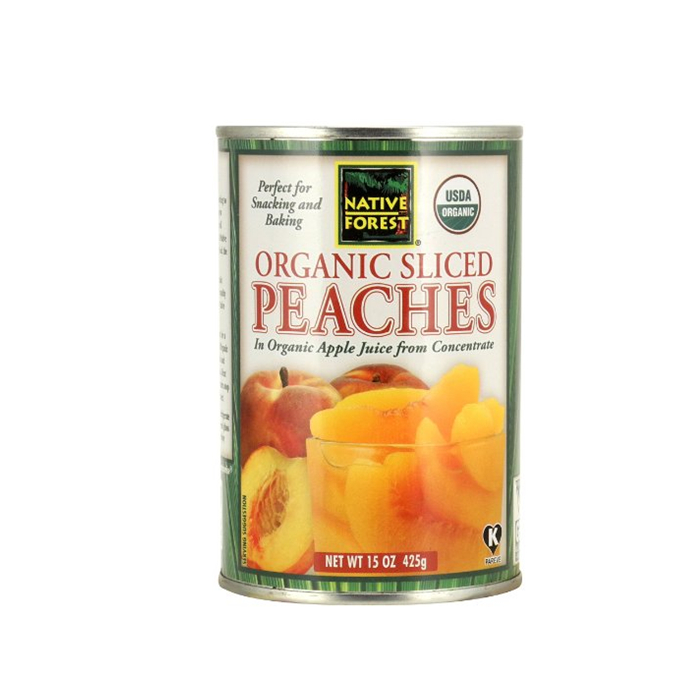 425g canned peach in heavy syrup
