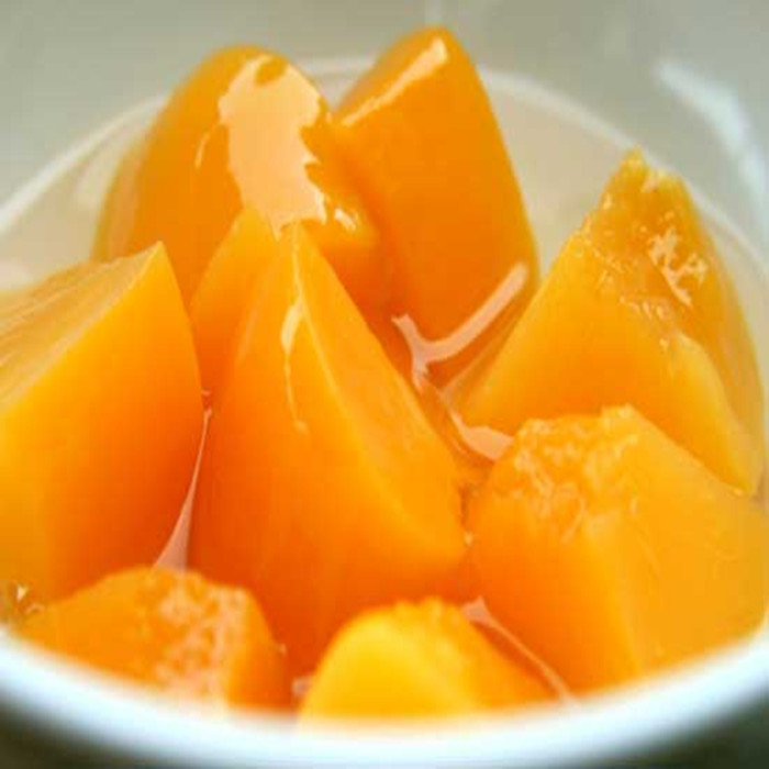 canned peach diced