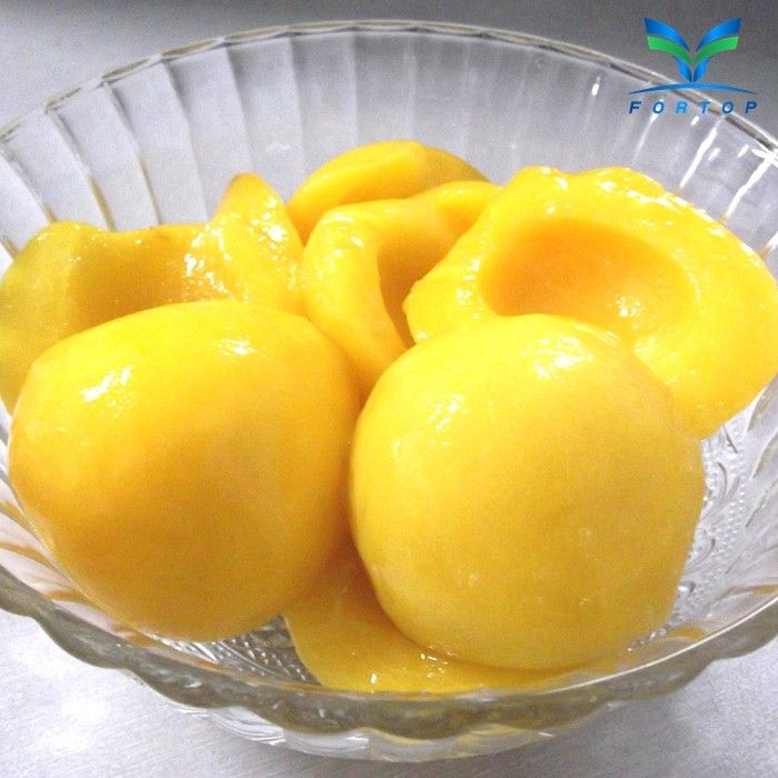 canned yellow peach for export